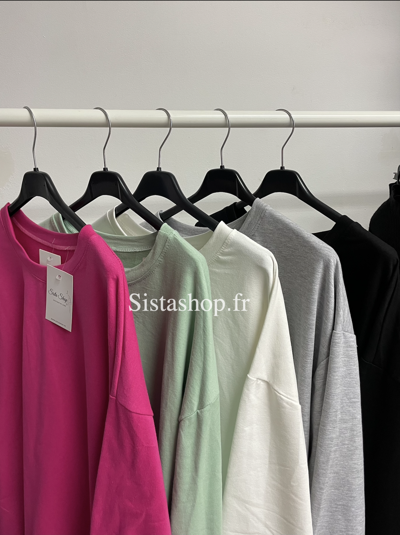 T-shirt manche longue Mira Noir