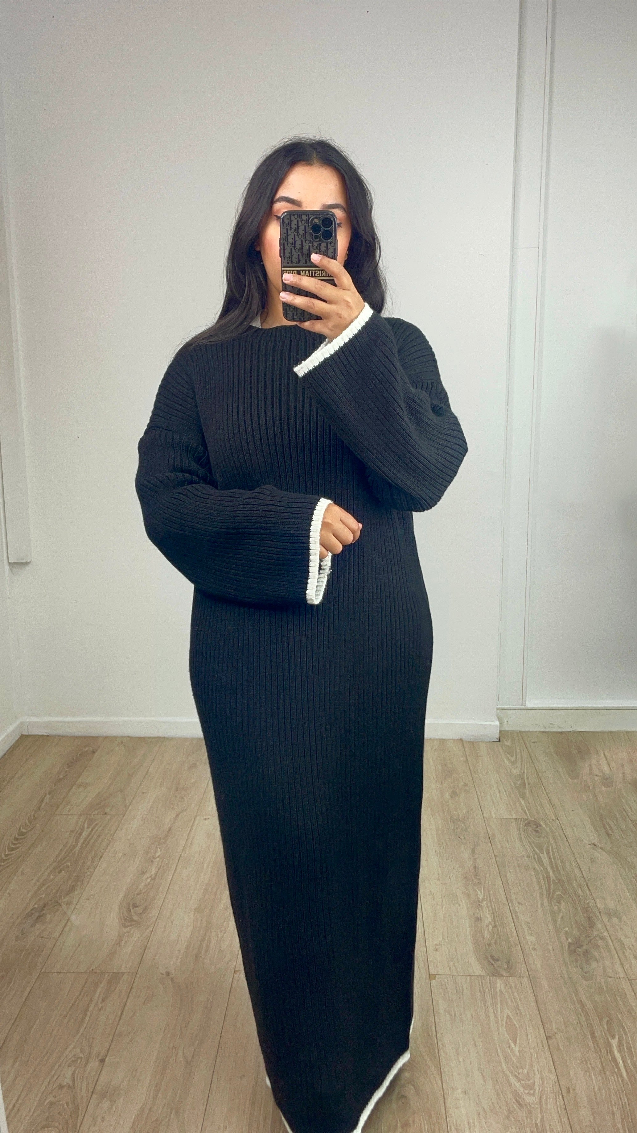 Robe pull Hiba Noire