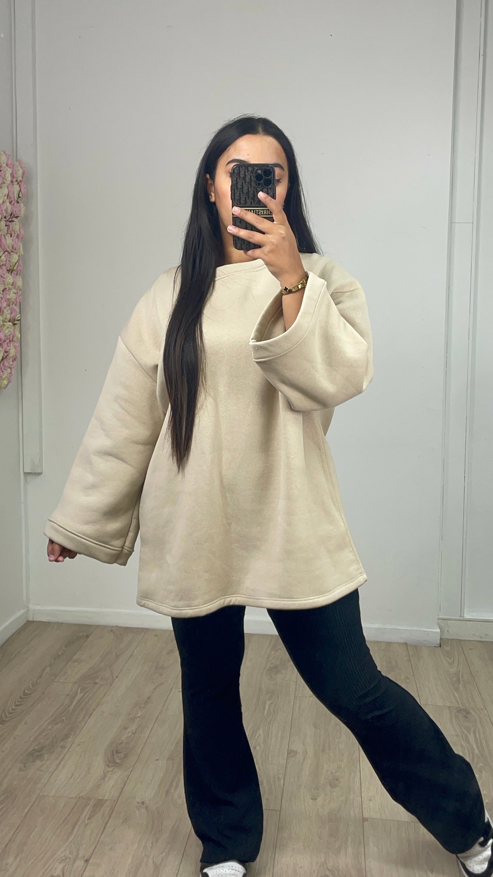 Pull Oversize Maha Beige