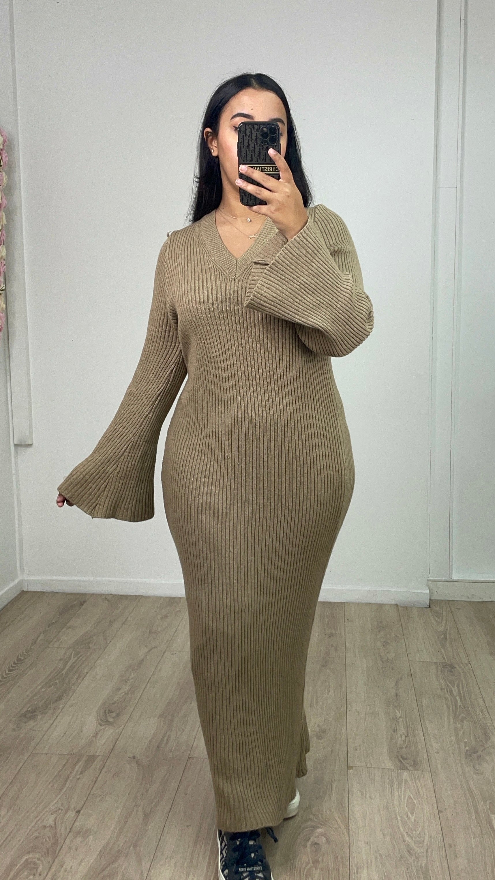 Robe Pull Alaya Taupe