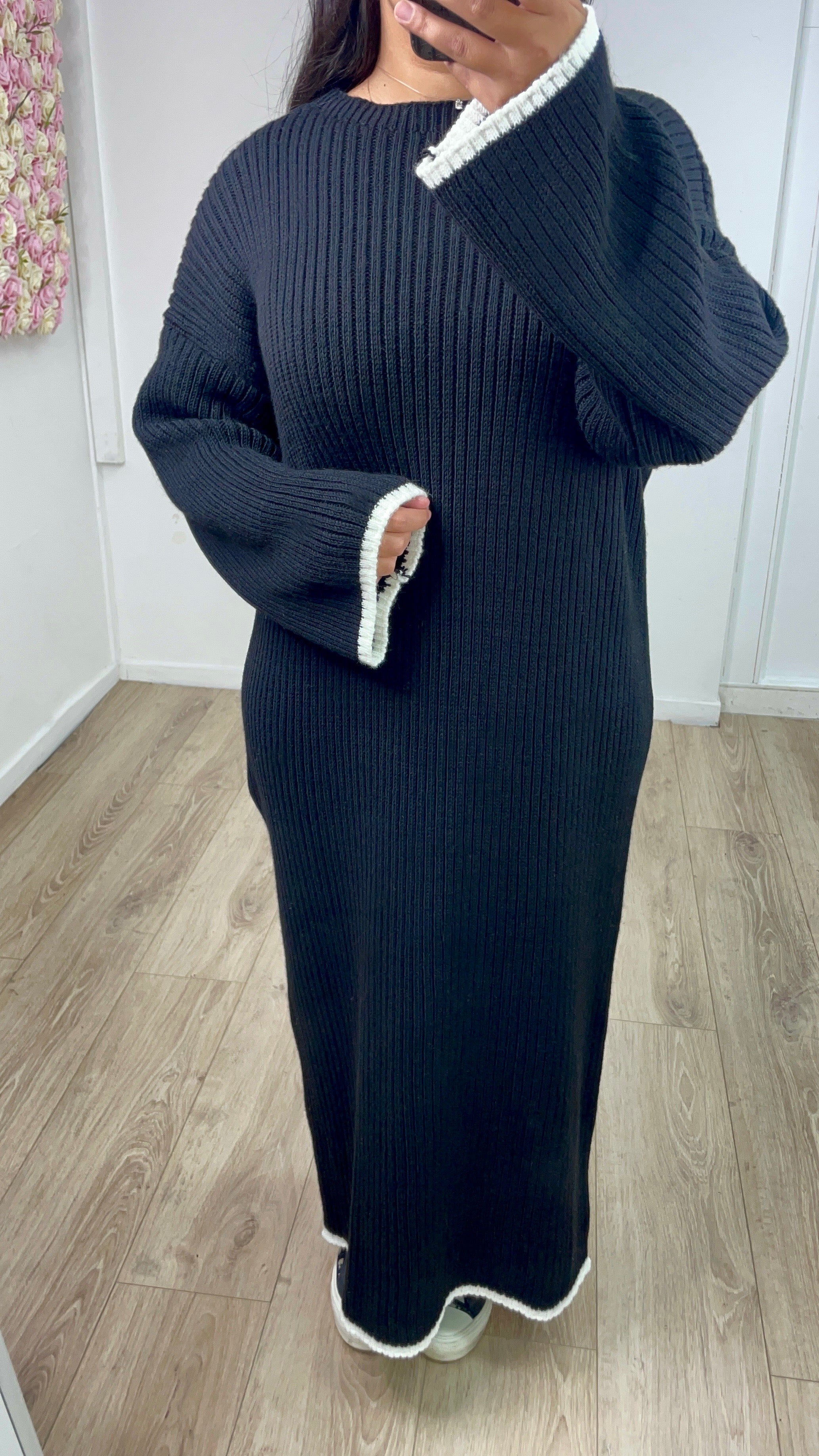 Robe pull Hiba Noire
