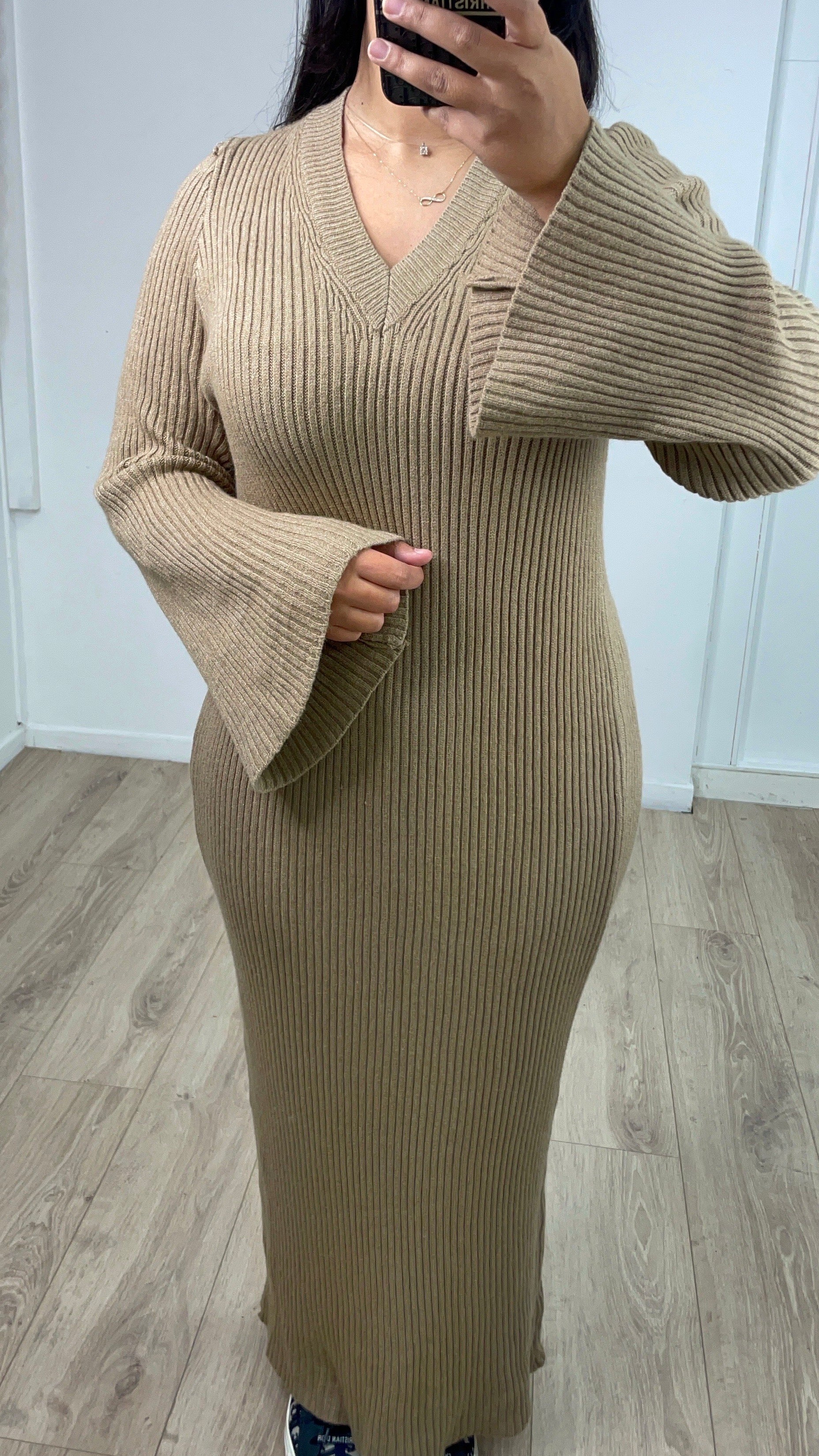 Robe Pull Alaya Taupe
