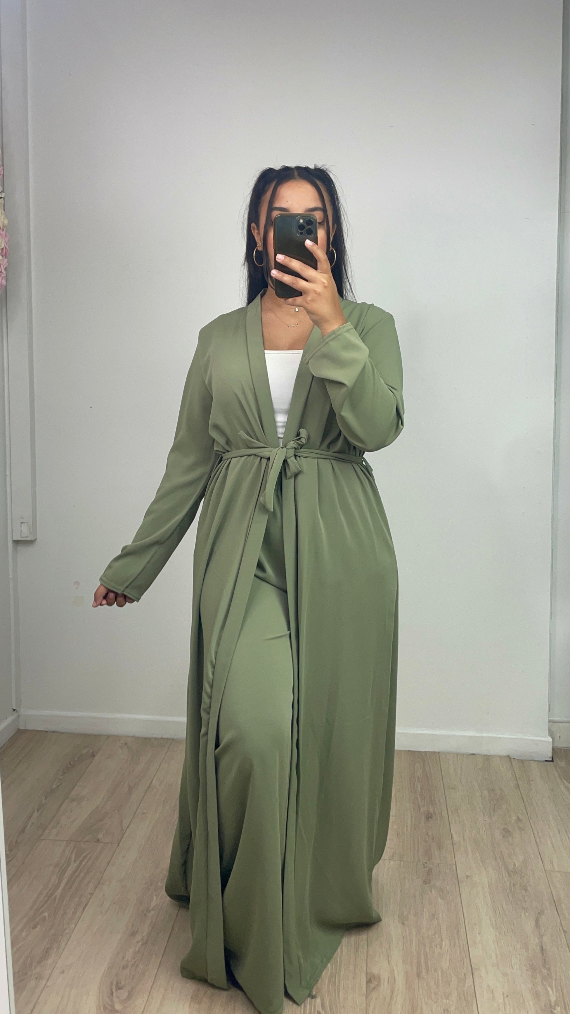 Ensemble Kimono-Pantalon Imane Vert