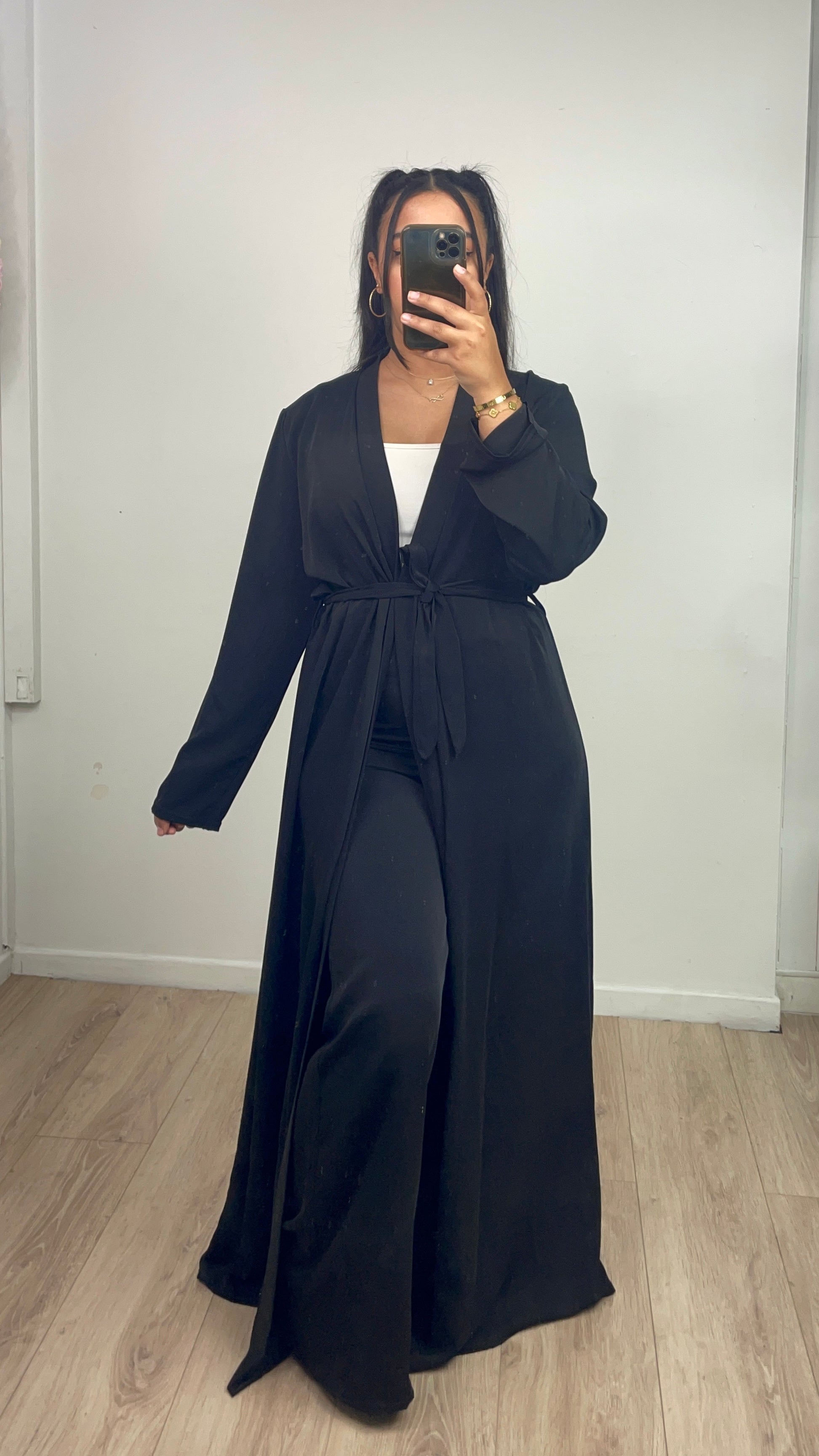 Ensemble Kimono-Pantalon Imane Noire