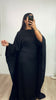 Abaya cintrée Assya Noir