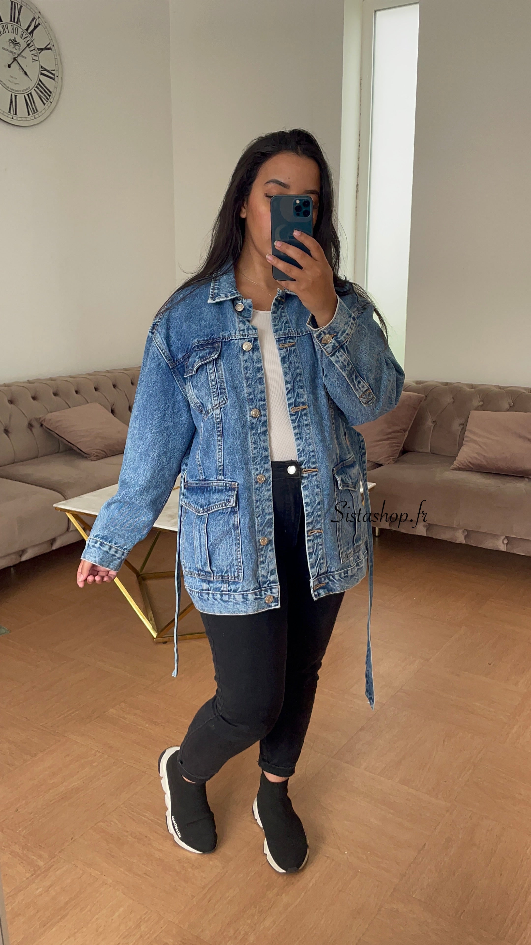 Veste en Jean oversize