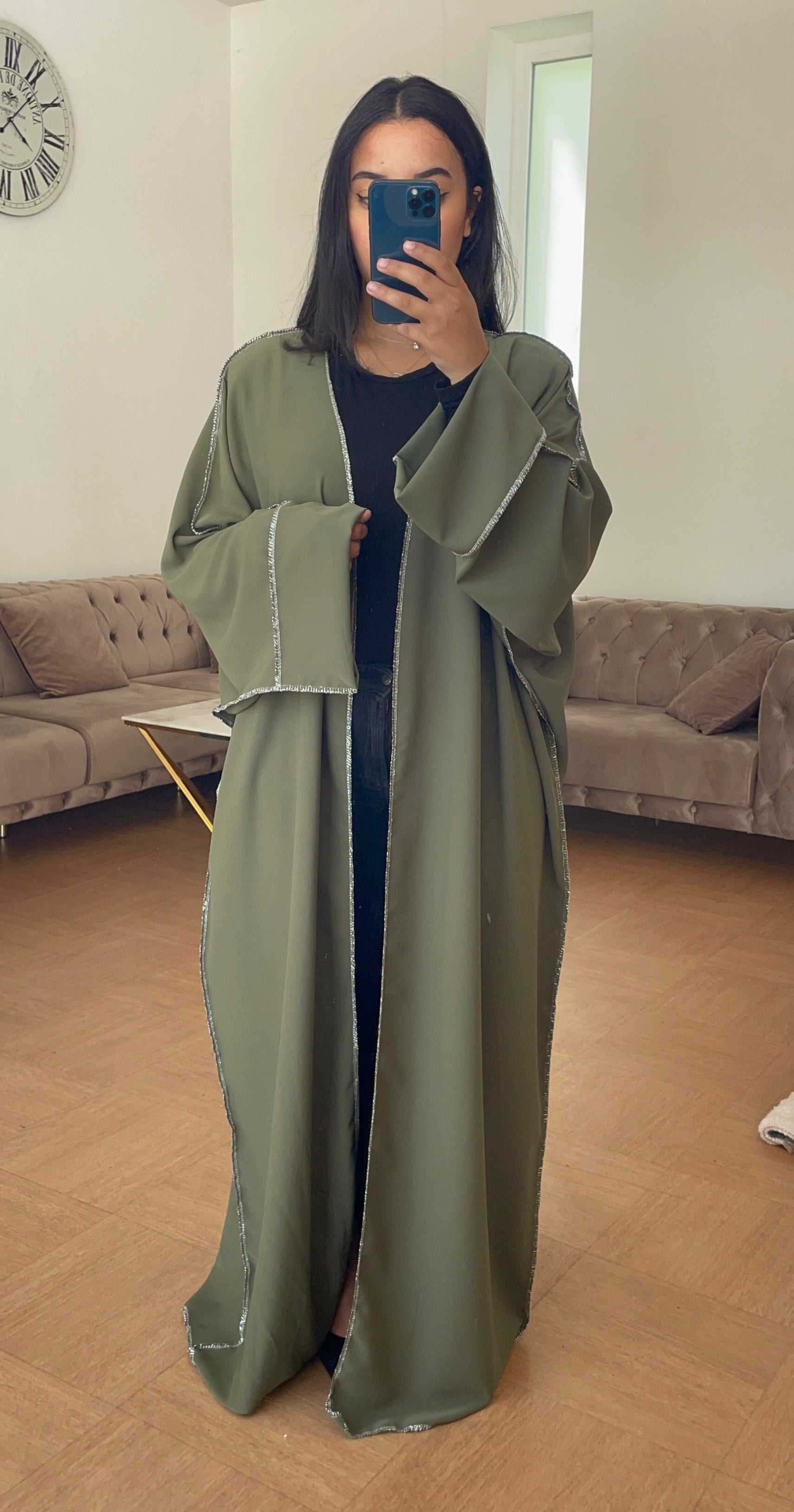 Kimono couture brillante Leyla Kaki