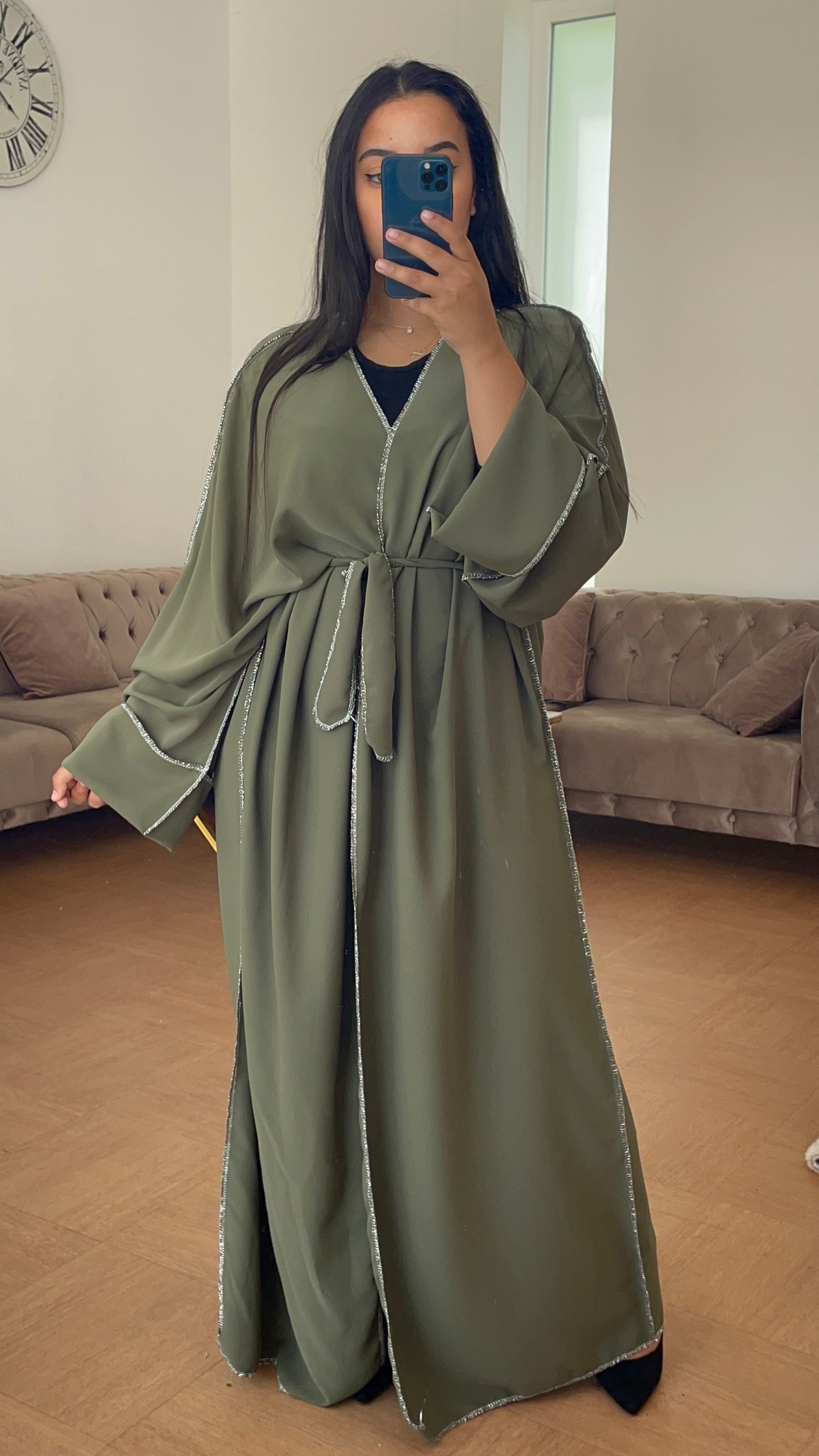 Kimono couture brillante Leyla Kaki