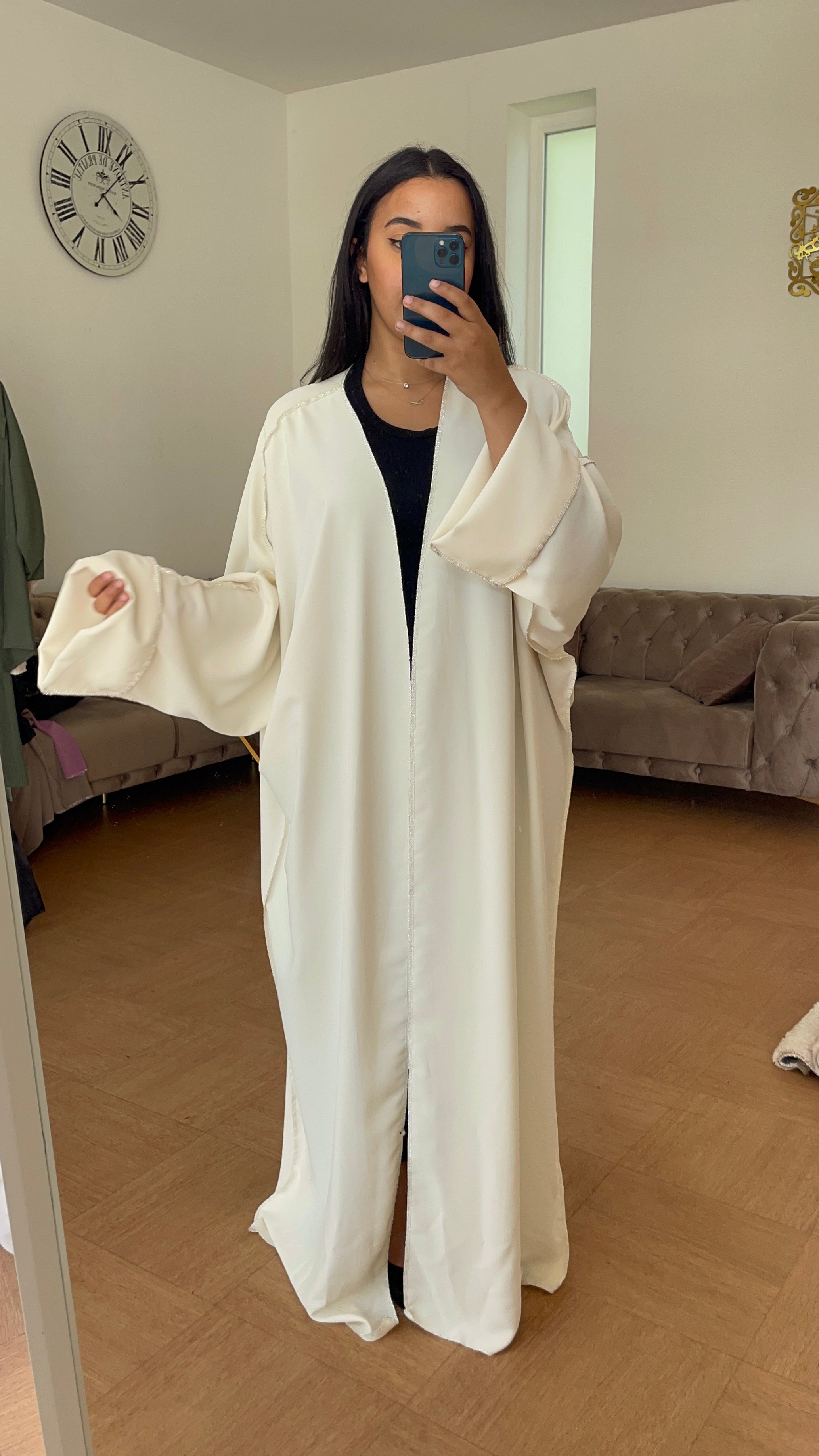 Kimono couture brillante Leyla Blanc