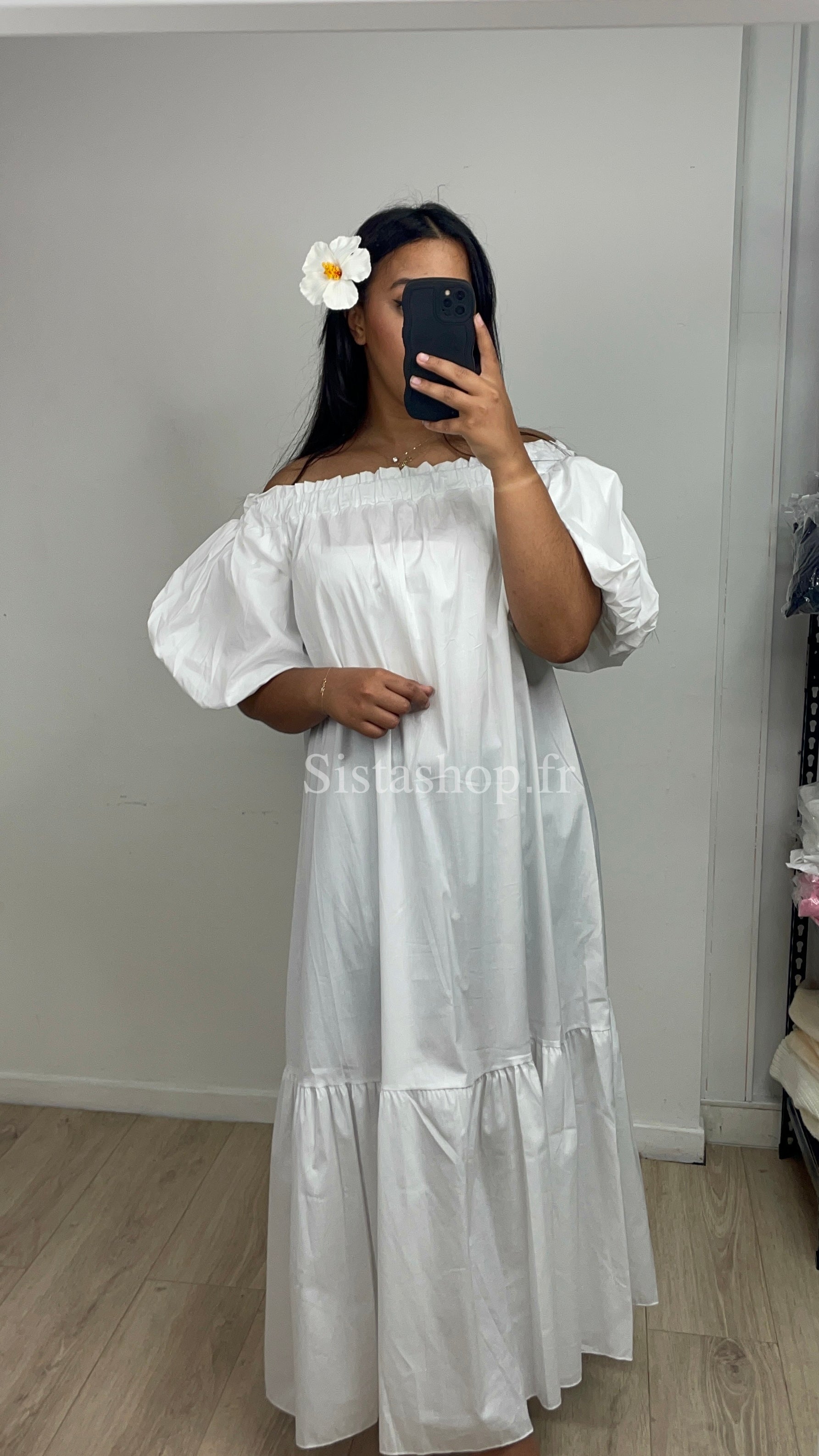 Robe blanche Mélina