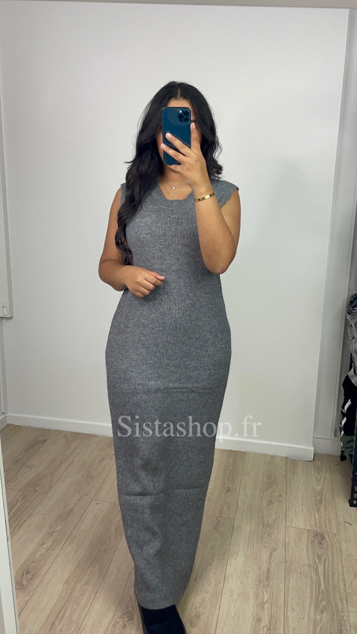 Ensemble en maille Gris Hayat
