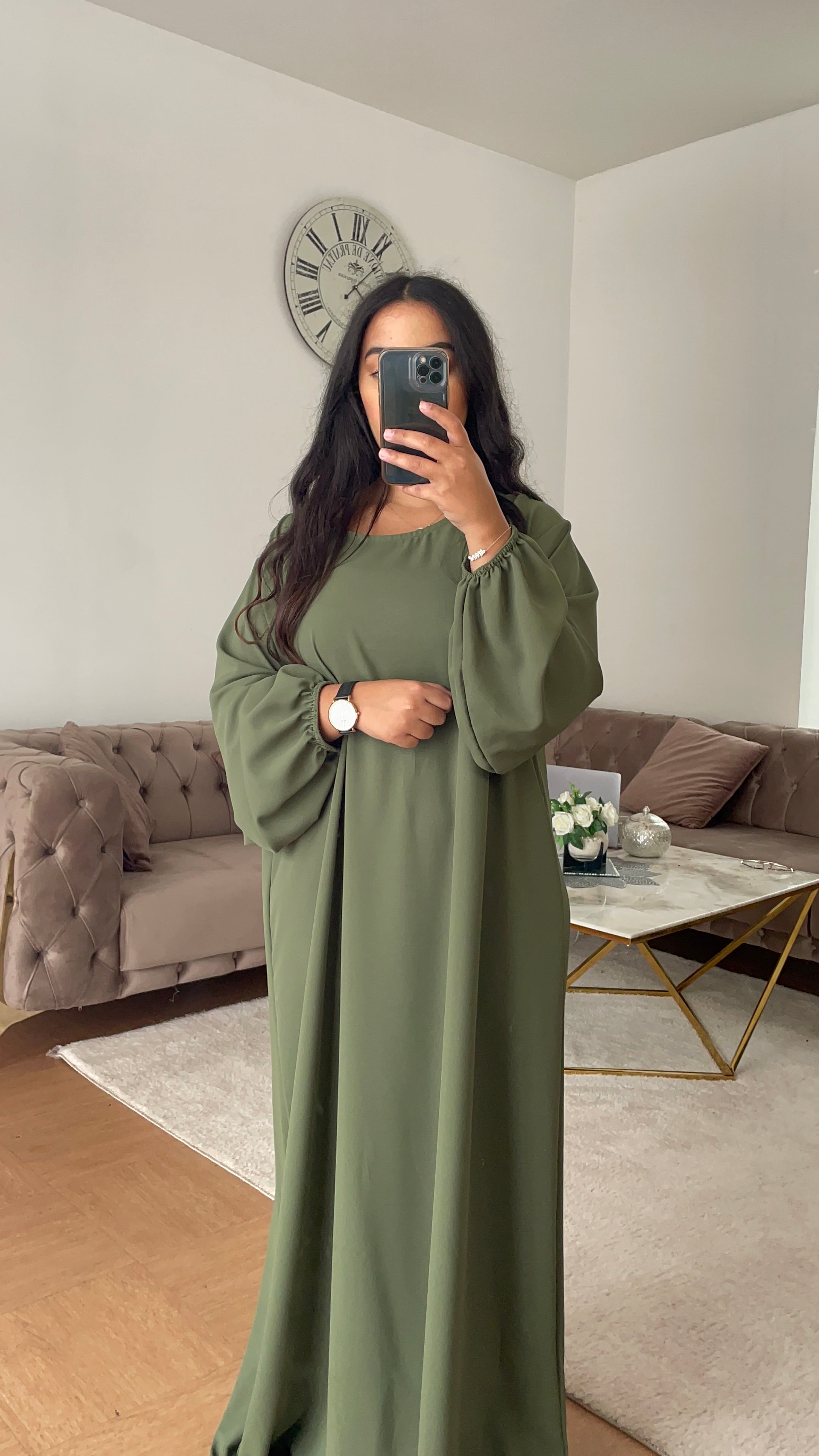 Abaya Noeud Zay Kaki